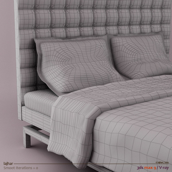 Boss bed with small headboard